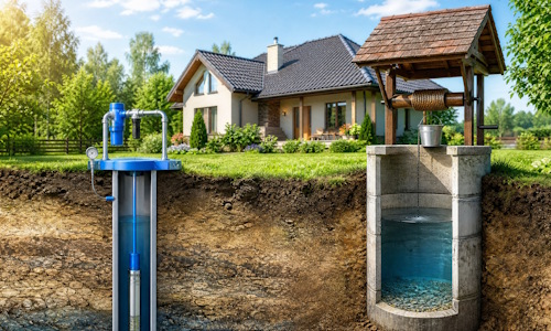 Автономное водоснабжение загородного дома Дзержинск: скважина или колодец 